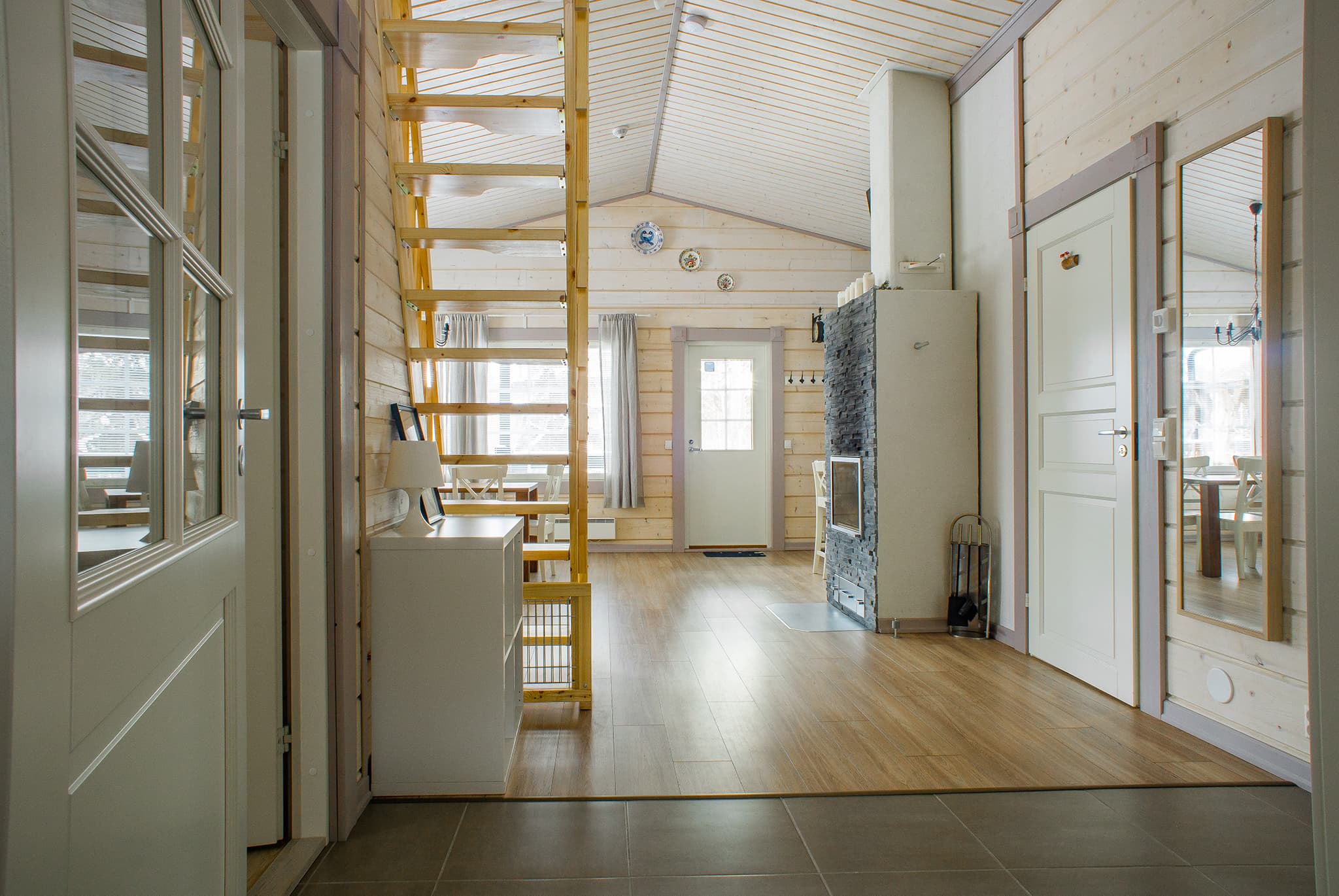 View to the house from second entrance
