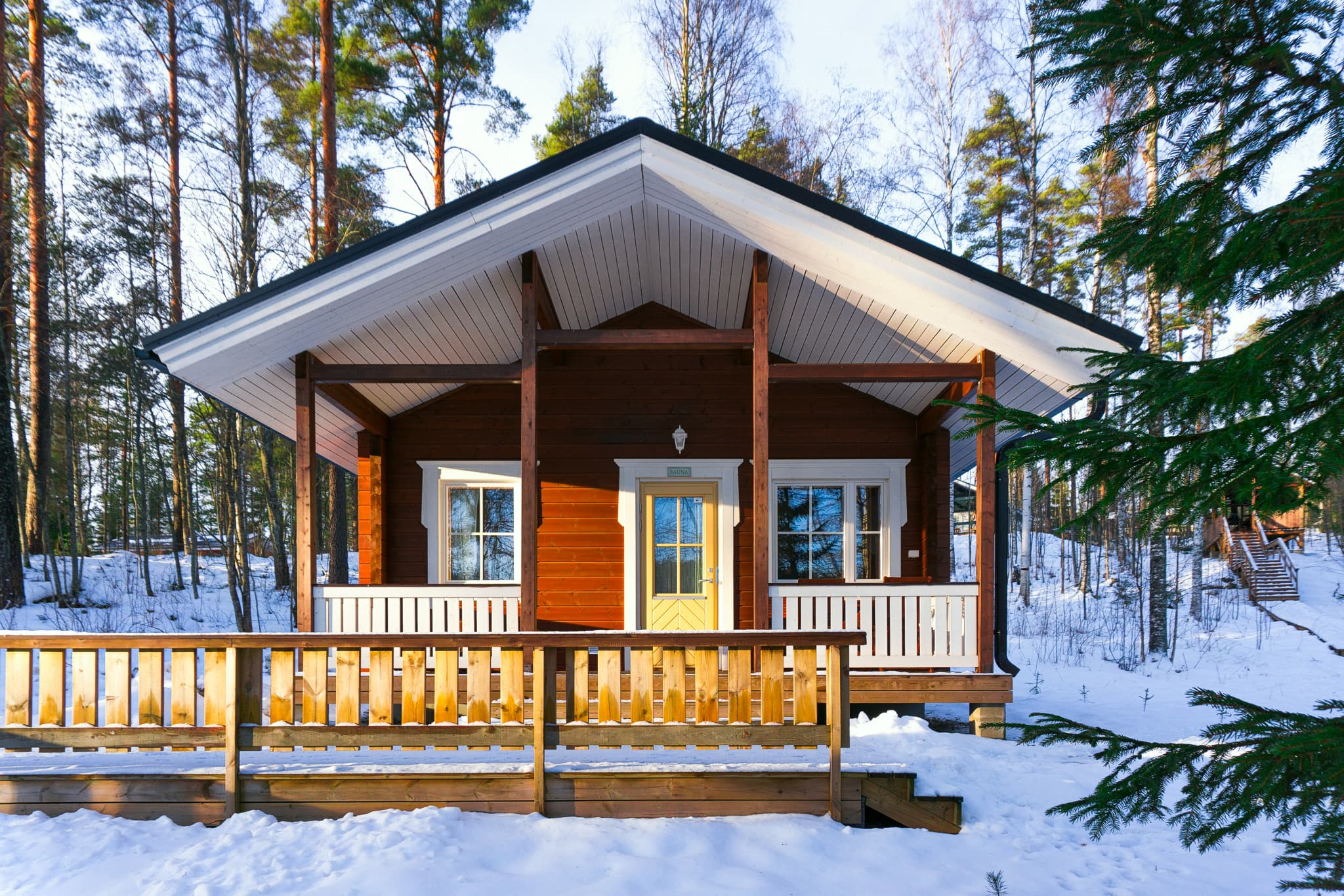 Lake cottage.