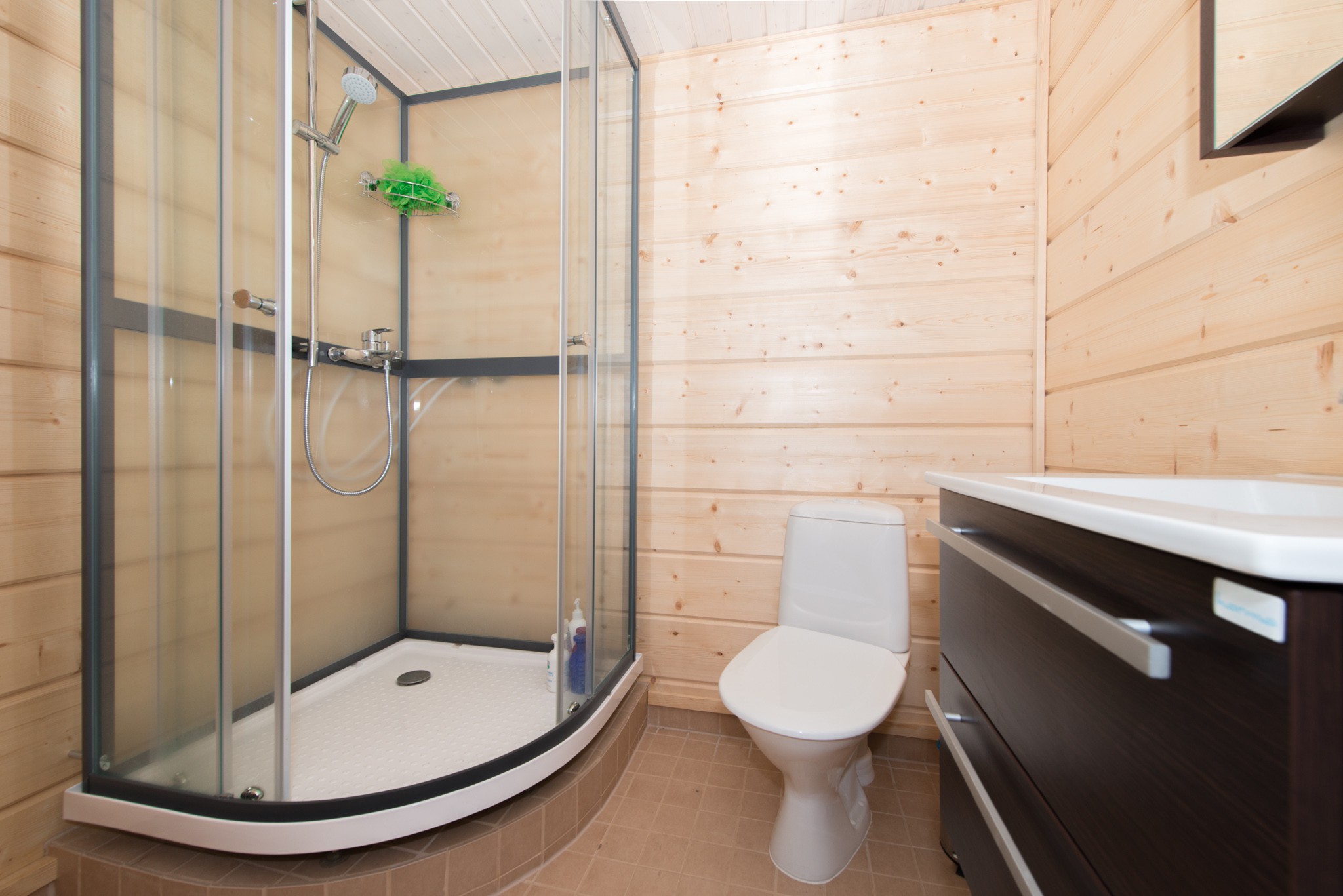 Bathroom and a shower.