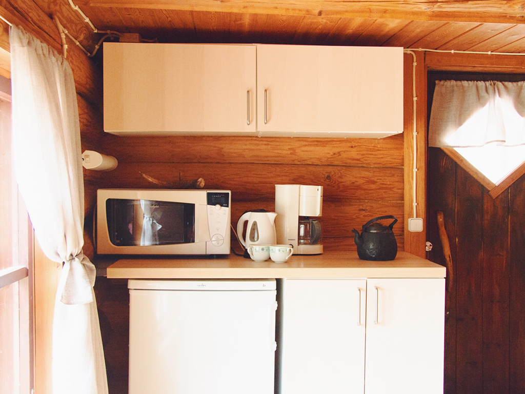 Small kitchenette.