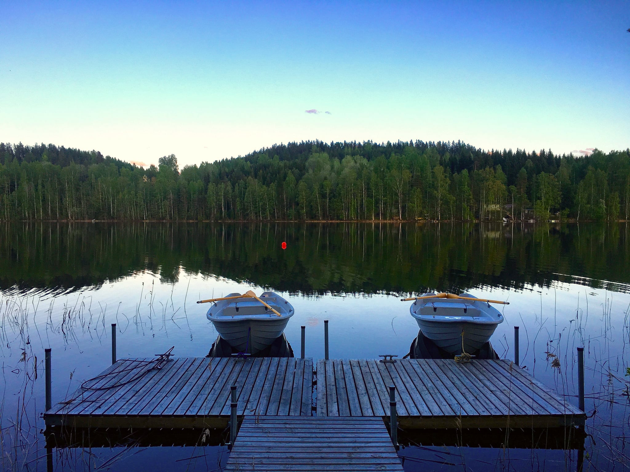 Boats are clean and ready.